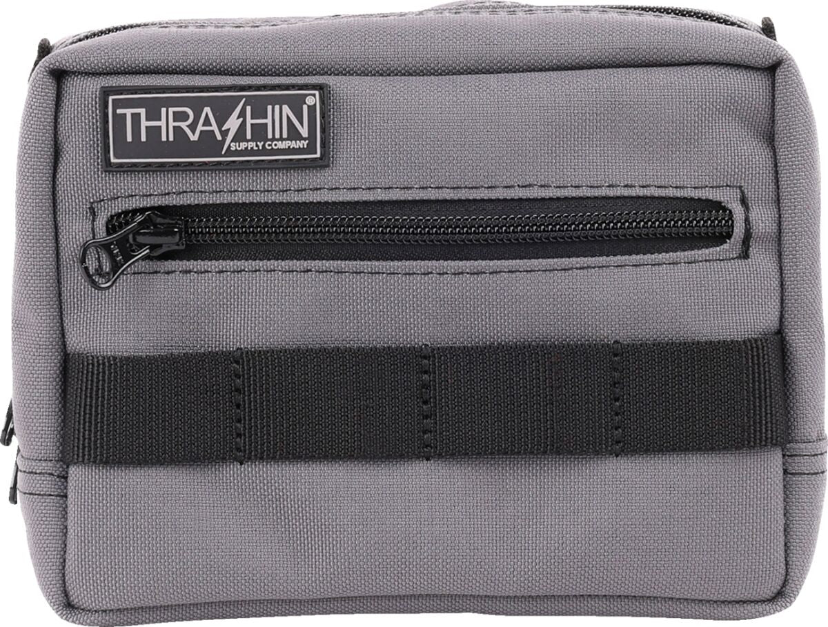 Thrashin Supply Co. HandleBar Bag, Gray Tool & Fork Bags Thrashin Supply Co.