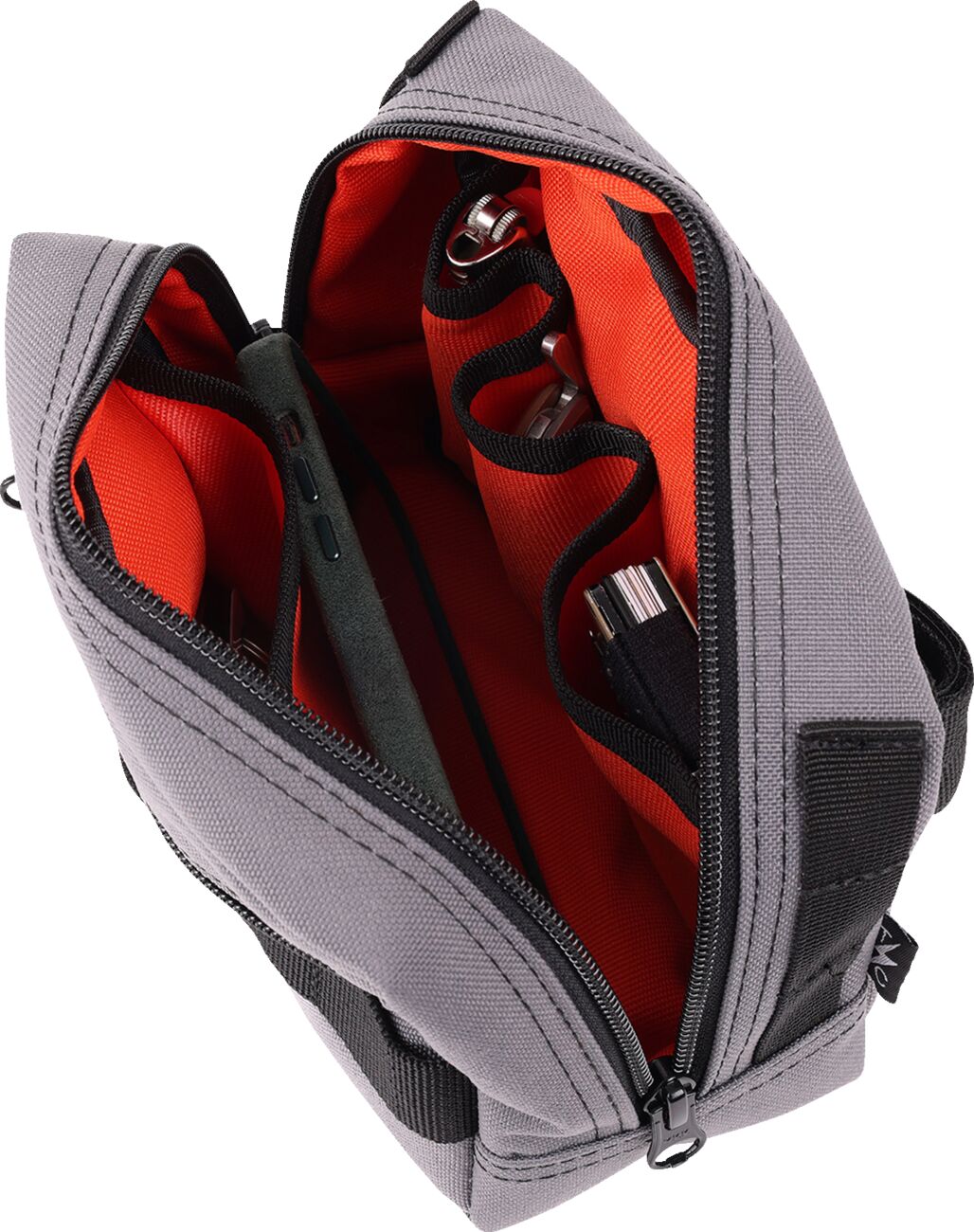 Thrashin Supply Co. HandleBar Bag, Gray Tool & Fork Bags Thrashin Supply Co.