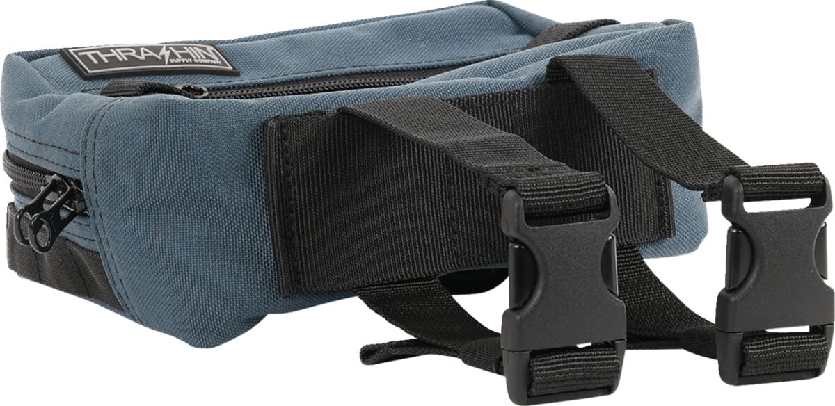 Thrashin Supply Co. HandleBar Bag, Sharkskin Blue Tool & Fork Bags Thrashin Supply Co.