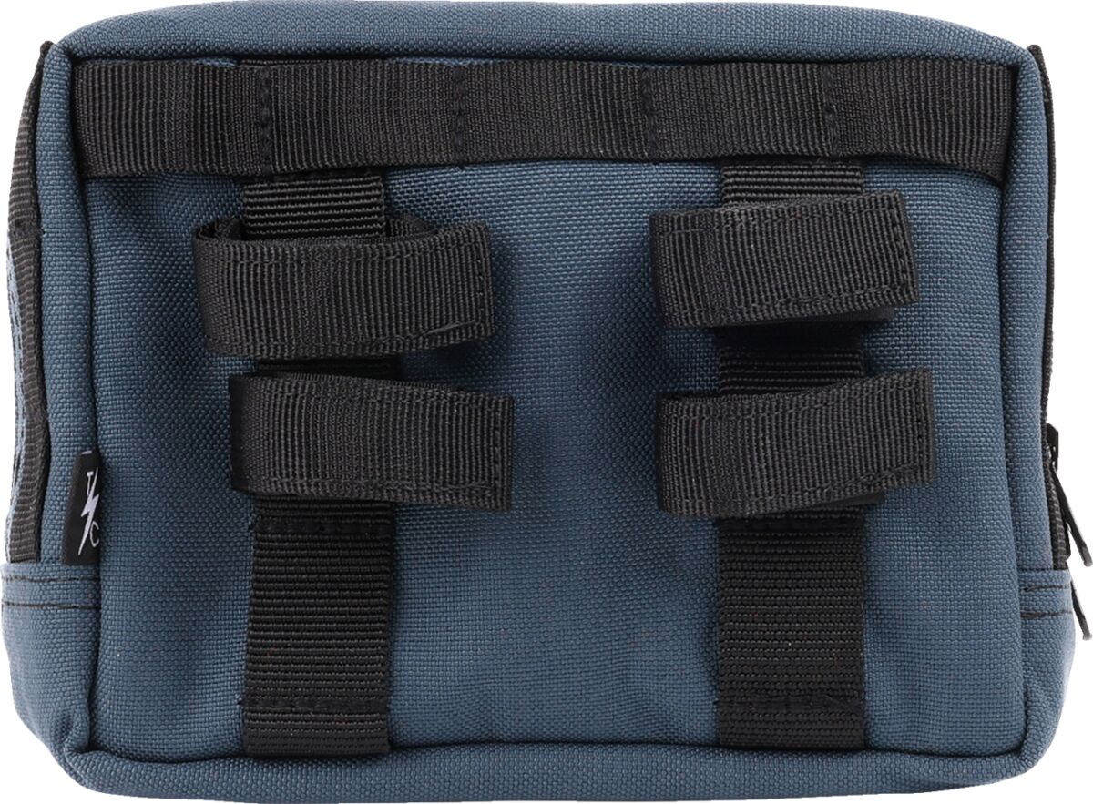 Thrashin Supply Co. HandleBar Bag, Sharkskin Blue Tool & Fork Bags Thrashin Supply Co.