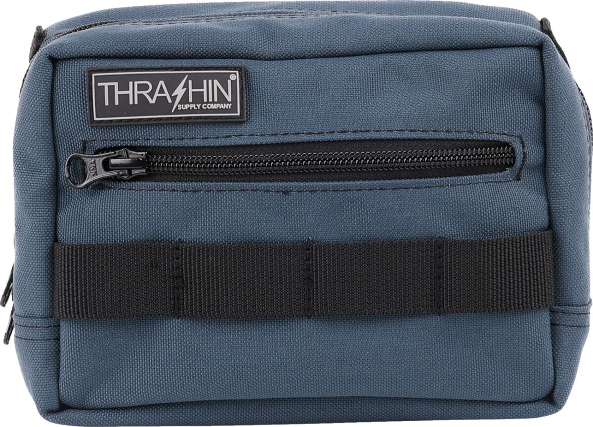 Thrashin Supply Co. HandleBar Bag, Sharkskin Blue Tool & Fork Bags Thrashin Supply Co.