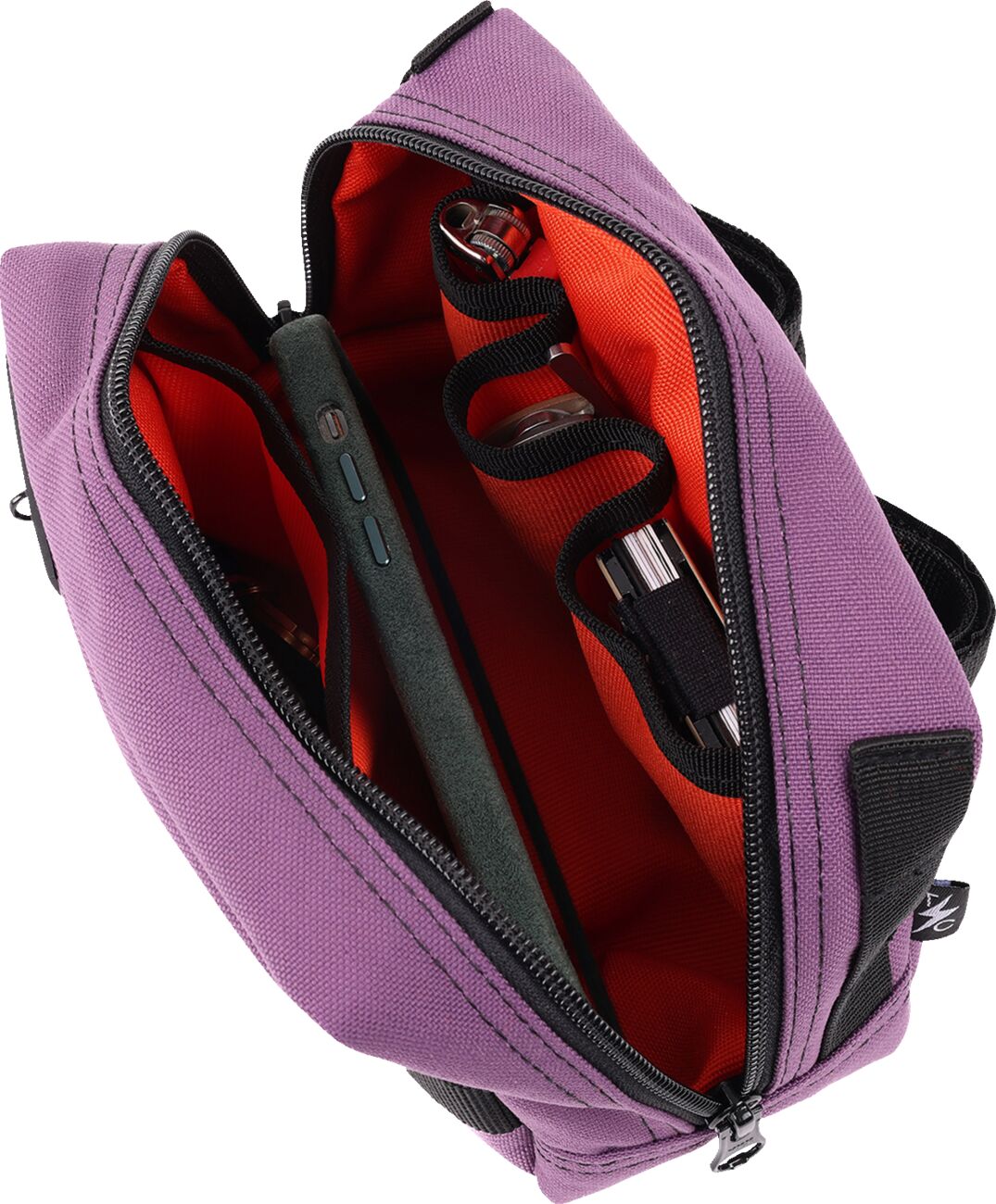Thrashin Supply Co. HandleBar Bag, Purple Tool & Fork Bags Thrashin Supply Co.