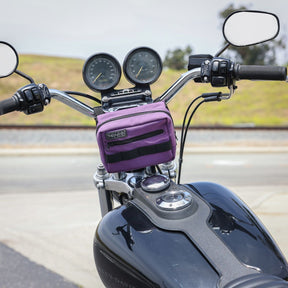 Thrashin Supply Co. HandleBar Bag, Purple Tool & Fork Bags Thrashin Supply Co.