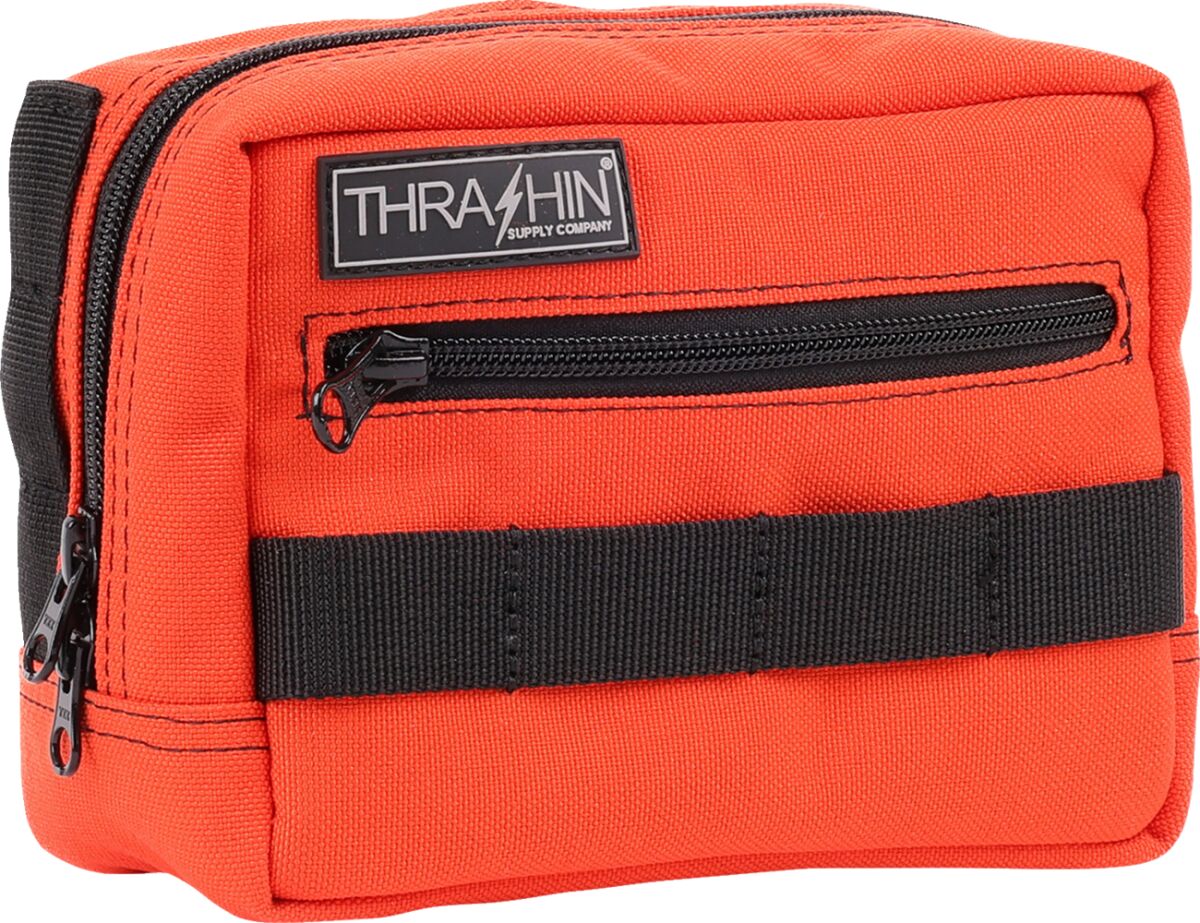 Thrashin Supply Co. HandleBar Bag, HD Orange Tool & Fork Bags Thrashin Supply Co.