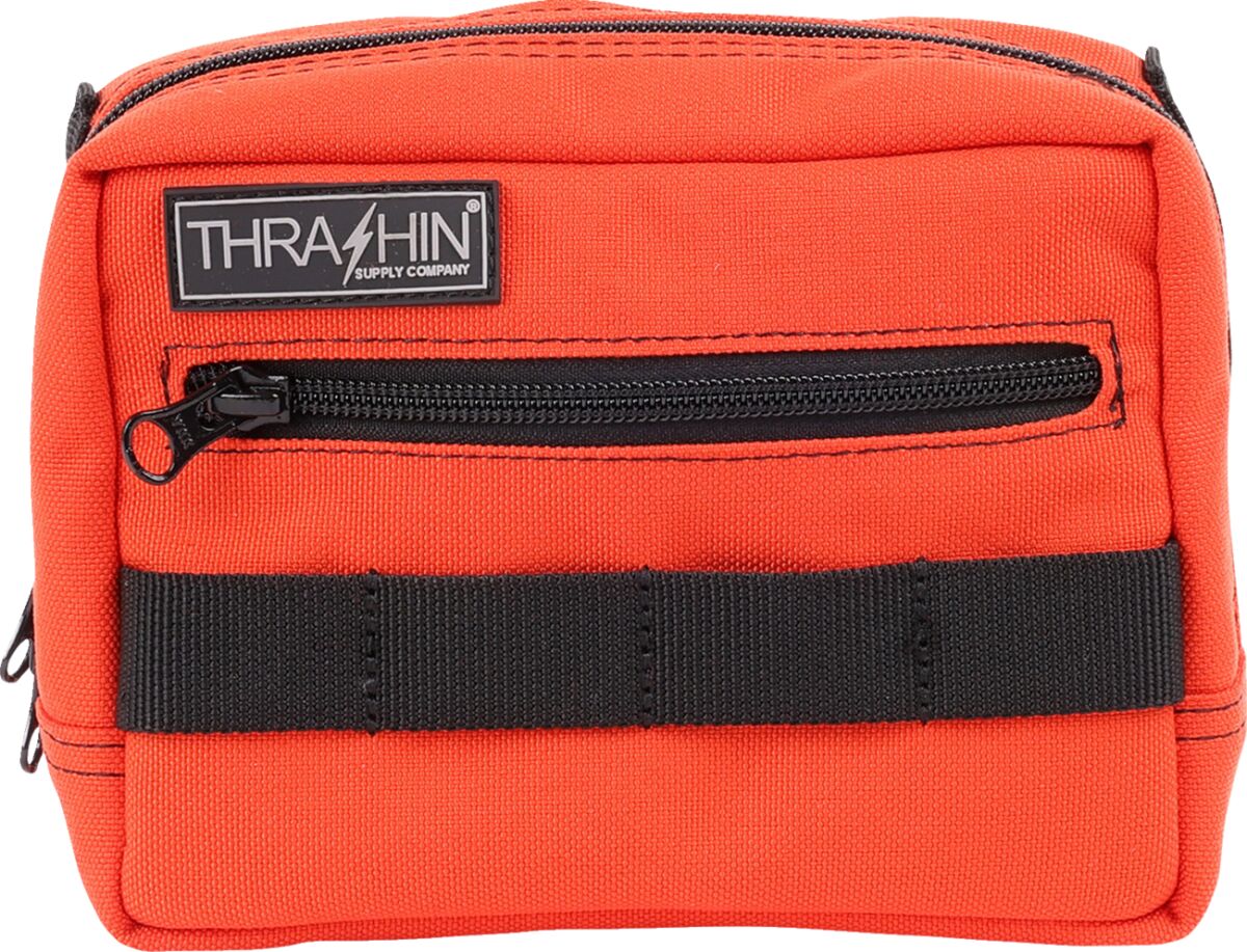 Thrashin Supply Co. HandleBar Bag, HD Orange Tool & Fork Bags Thrashin Supply Co.