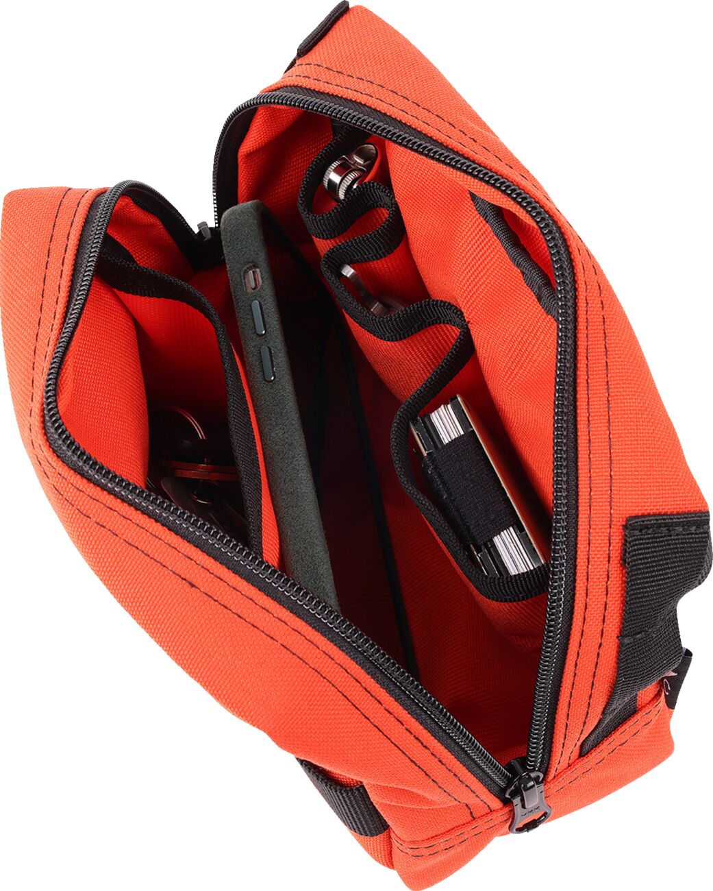 Thrashin Supply Co. HandleBar Bag, HD Orange Tool & Fork Bags Thrashin Supply Co.