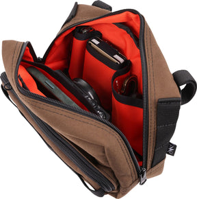 Thrashin Supply Co. HandleBar Bag Plus, Brown Tool & Fork Bags Thrashin Supply Co.