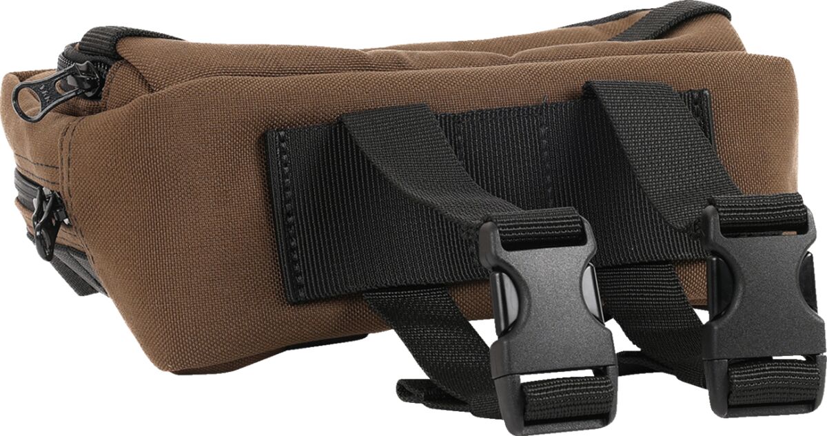 Thrashin Supply Co. HandleBar Bag Plus, Brown Tool & Fork Bags Thrashin Supply Co.