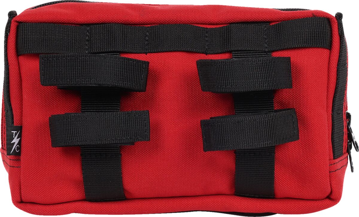 Thrashin Supply Co. HandleBar Bag Plus, Red Tool & Fork Bags Thrashin Supply Co.