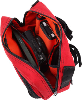 Thrashin Supply Co. HandleBar Bag Plus, Red Tool & Fork Bags Thrashin Supply Co.