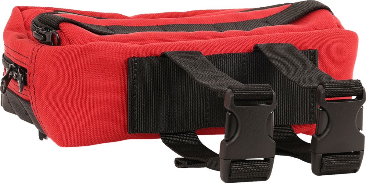 Thrashin Supply Co. HandleBar Bag Plus, Red Tool & Fork Bags Thrashin Supply Co.