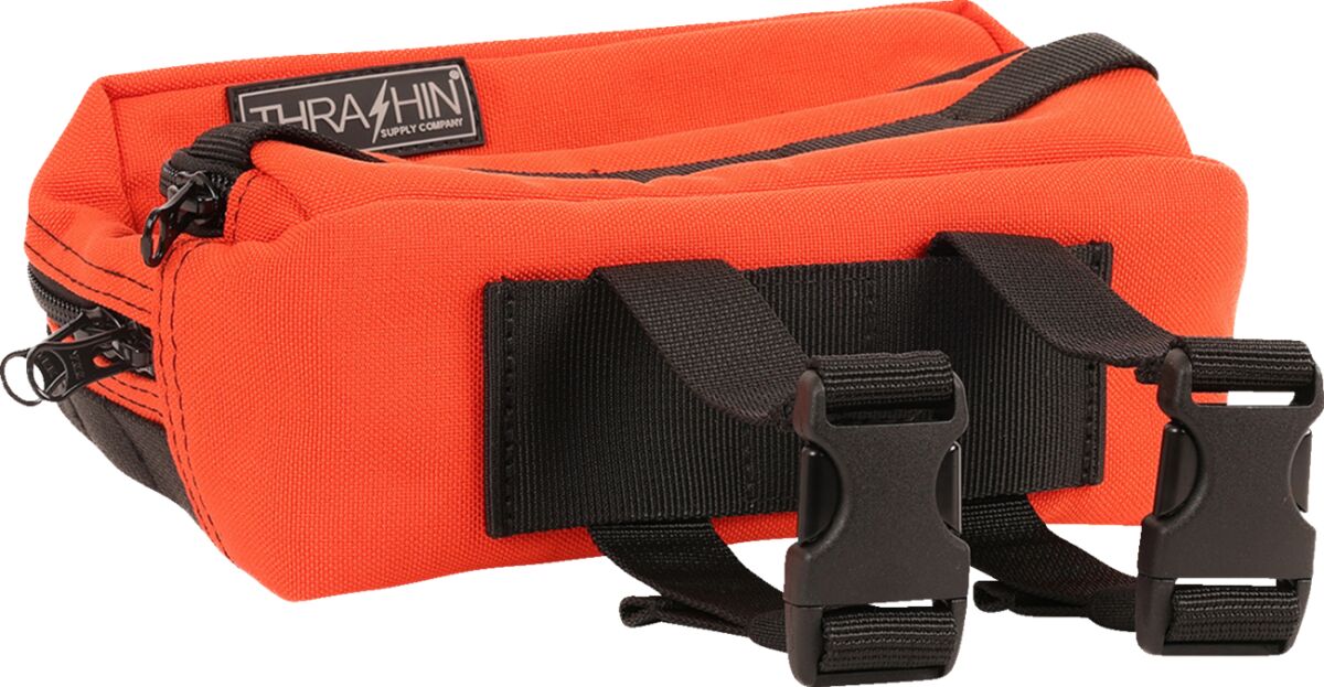 Thrashin Supply Co. HandleBar Bag Plus, HD Orange Tool & Fork Bags Thrashin Supply Co.