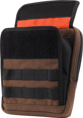 Thrashin Supply Co. Handlebar Bag Slim, Brown Tool & Fork Bags Thrashin Supply Co.