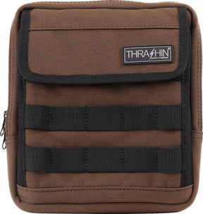Thrashin Supply Co. Handlebar Bag Slim, Brown Tool & Fork Bags Thrashin Supply Co.