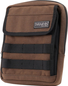 Thrashin Supply Co. Handlebar Bag Slim, Brown Tool & Fork Bags Thrashin Supply Co.