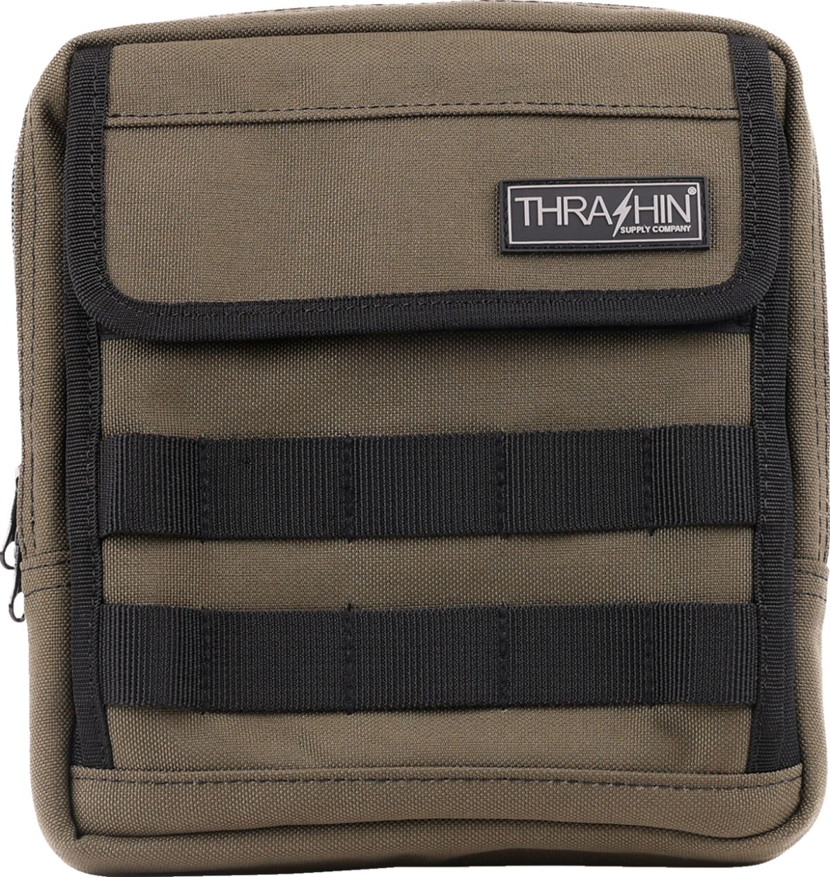 Thrashin Supply Co. Handlebar Bag Slim, Green Tool & Fork Bags Thrashin Supply Co.