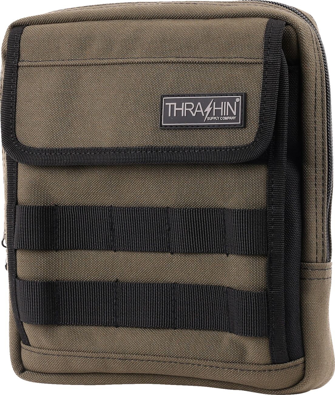 Thrashin Supply Co. Handlebar Bag Slim, Green Tool & Fork Bags Thrashin Supply Co.