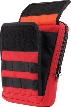 Thrashin Supply Co. Handlebar Bag Slim, Red Tool & Fork Bags Thrashin Supply Co.