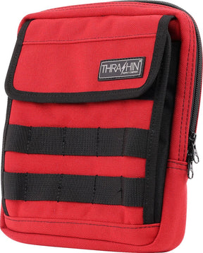 Thrashin Supply Co. Handlebar Bag Slim, Red Tool & Fork Bags Thrashin Supply Co.