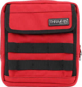 Thrashin Supply Co. Handlebar Bag Slim, Red Tool & Fork Bags Thrashin Supply Co.
