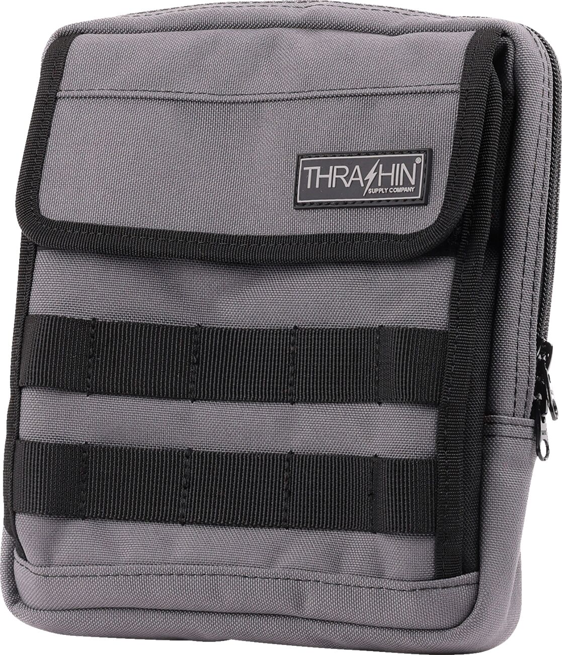 Thrashin Supply Co. Handlebar Bag Slim, Grey Tool & Fork Bags Thrashin Supply Co.