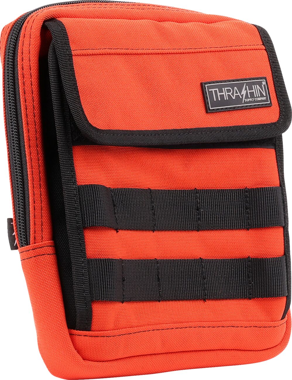 Thrashin Supply Co. Handlebar Bag Slim, HD Orange Tool & Fork Bags Thrashin Supply Co.