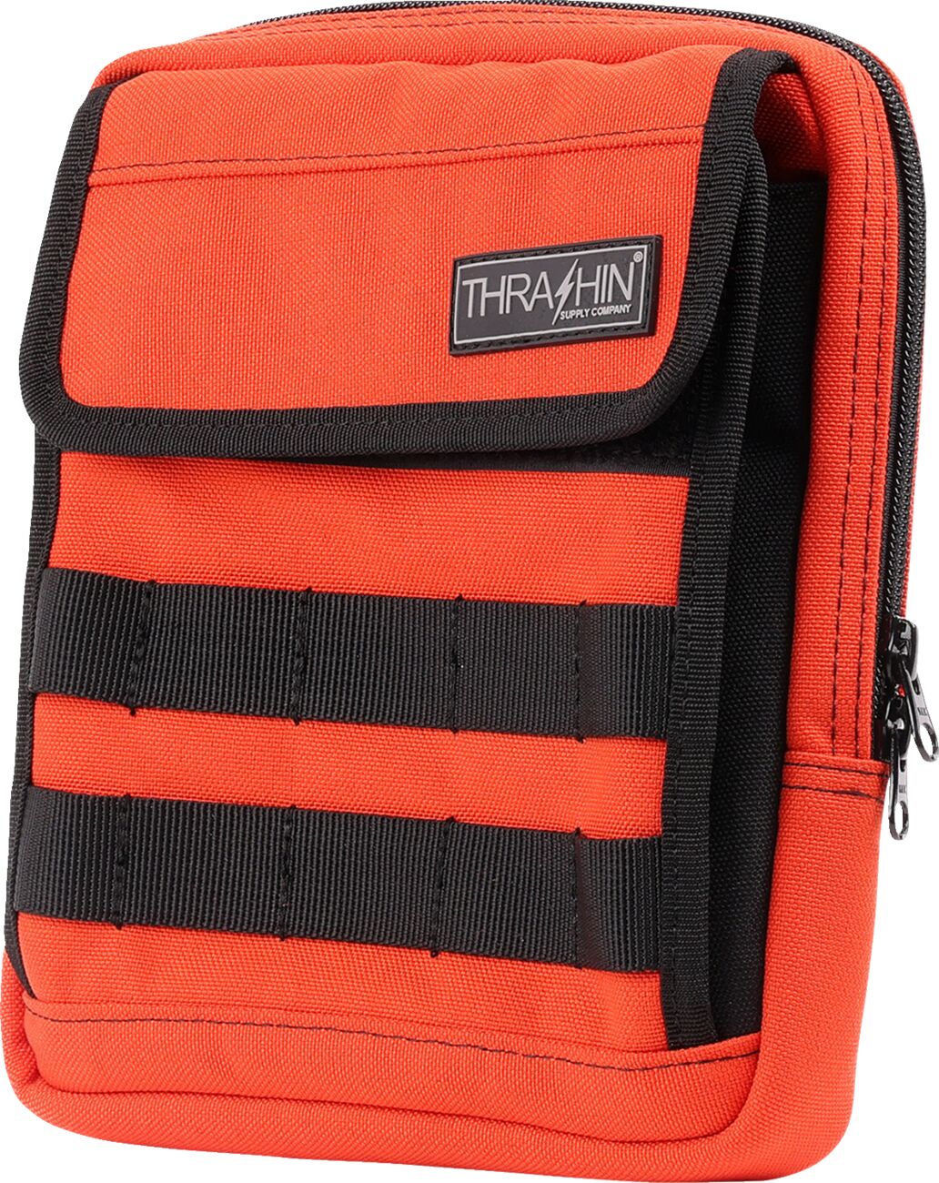 Thrashin Supply Co. Handlebar Bag Slim, HD Orange Tool & Fork Bags Thrashin Supply Co.