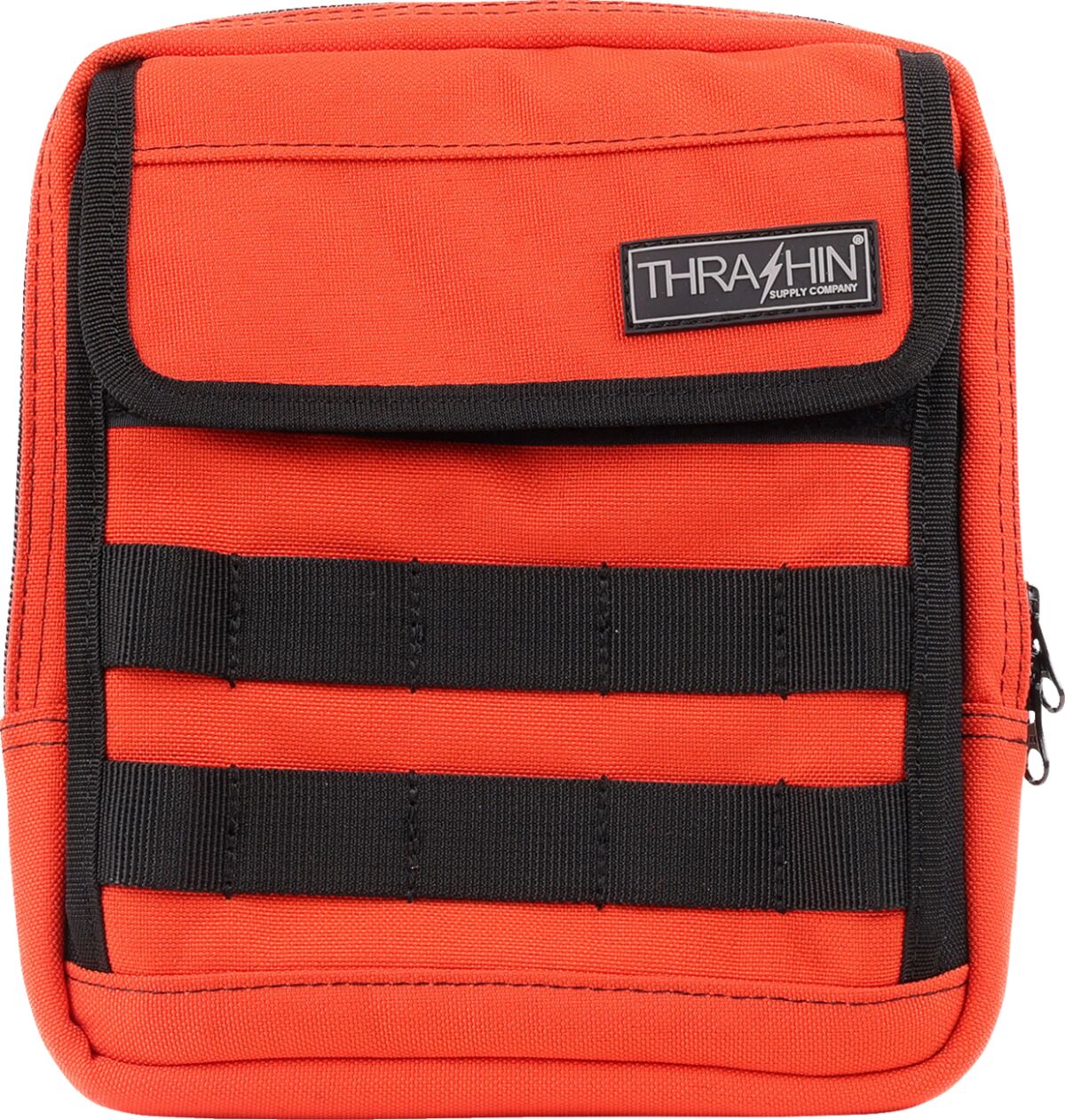 Thrashin Supply Co. Handlebar Bag Slim, HD Orange Tool & Fork Bags Thrashin Supply Co.