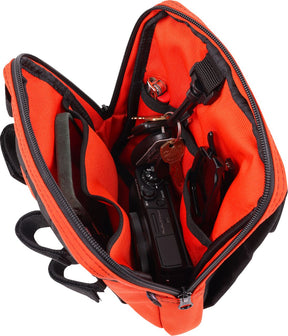 Thrashin Supply Co. Handlebar Bag Slim, HD Orange Tool & Fork Bags Thrashin Supply Co.