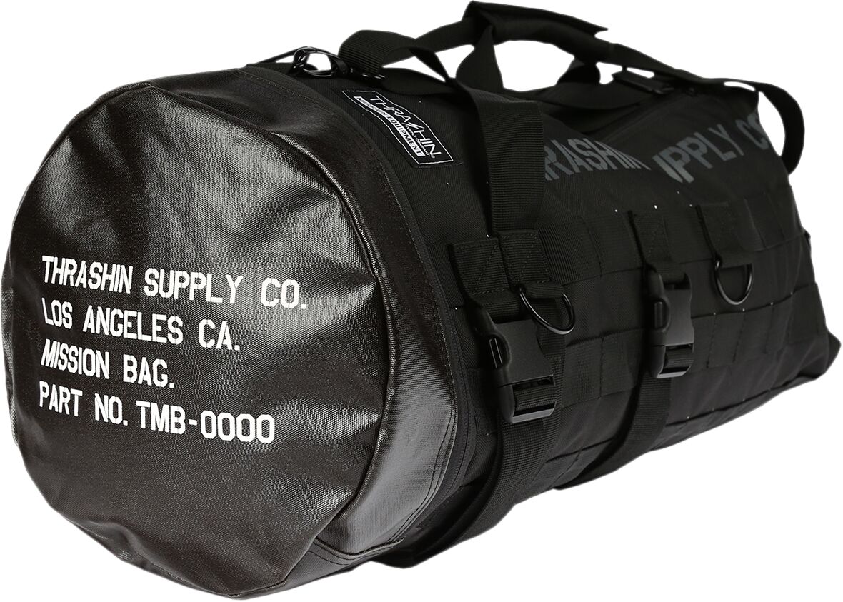 Thrashin Supply Co. Mission Duffle Bag, Black Gear Bags Thrashin Supply Co.