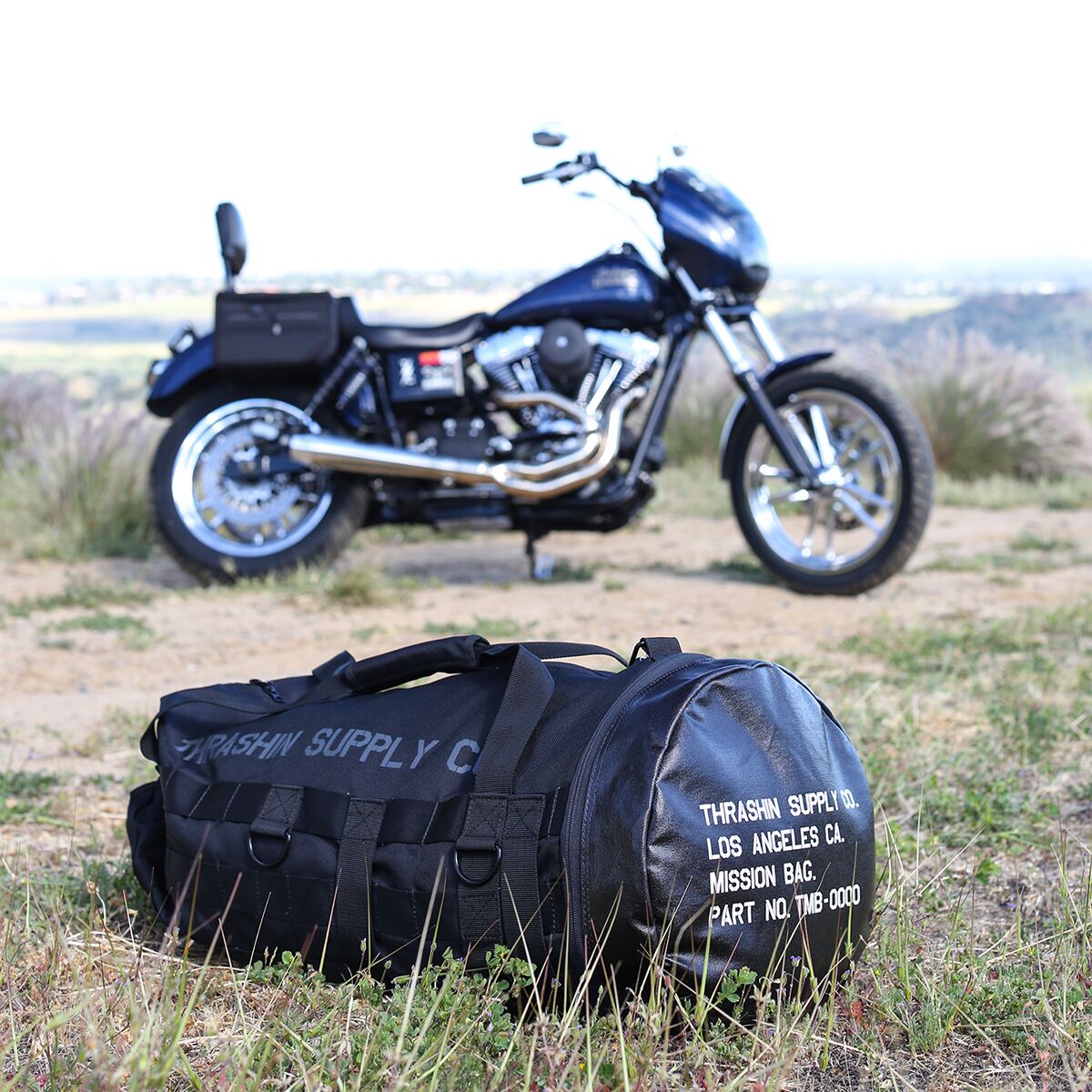 Thrashin Supply Co. Mission Duffle Bag, Black Gear Bags Thrashin Supply Co.