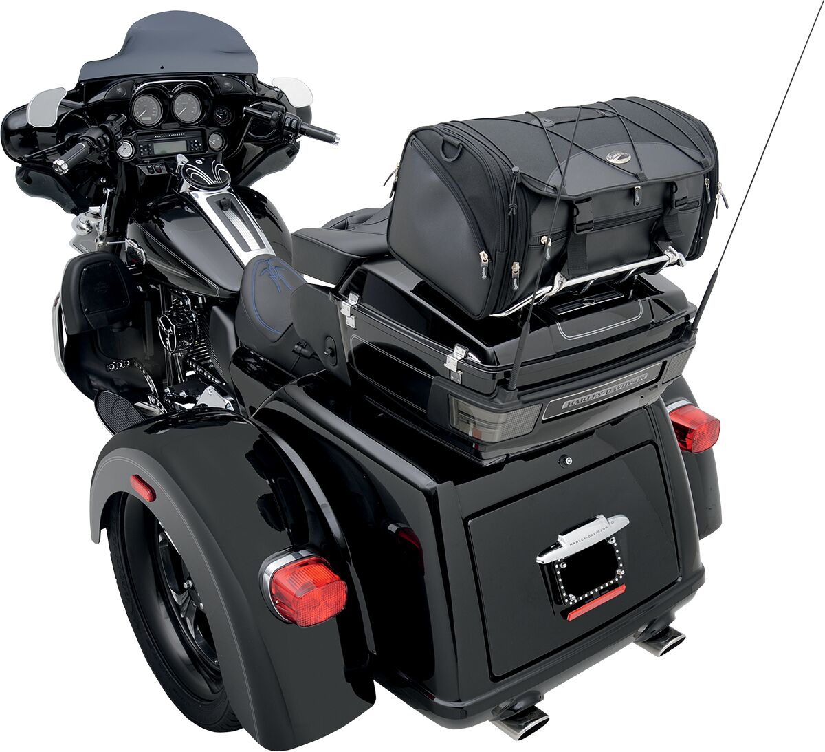 Saddlemen Rack Bag Tr3300 De Sissy Bar Bag Saddlemen