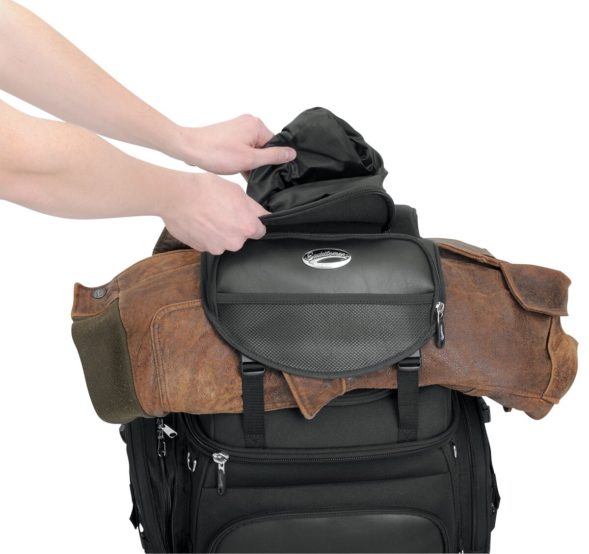 Saddlemen Sissy Bar Bag Br3400 Sissy Bar Bag Saddlemen