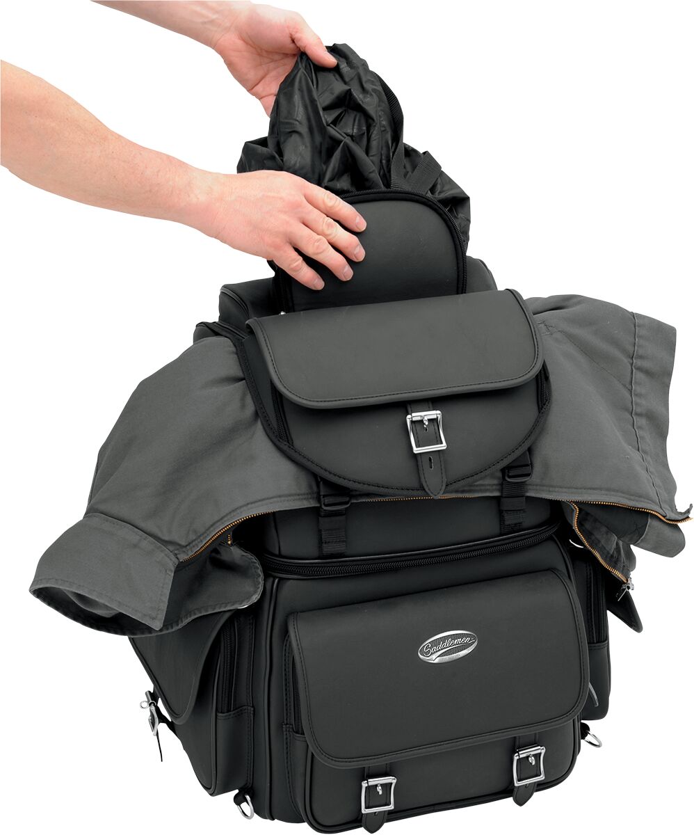 Saddlemen Sissy Bar Bag Br3400 Ex Sissy Bar Bag Saddlemen