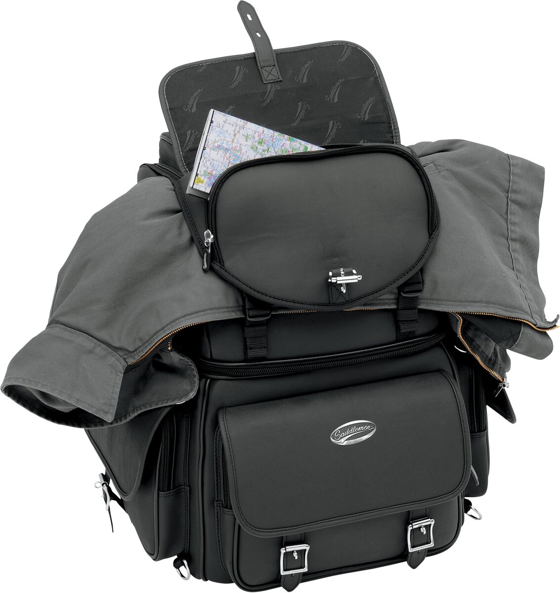 Saddlemen Sissy Bar Bag Br3400 Ex Sissy Bar Bag Saddlemen