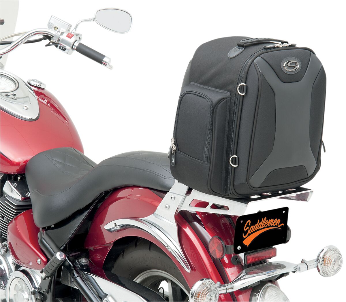 Saddlemen Sissy Bar Bag Ftb1500 Sissy Bar Bag Saddlemen