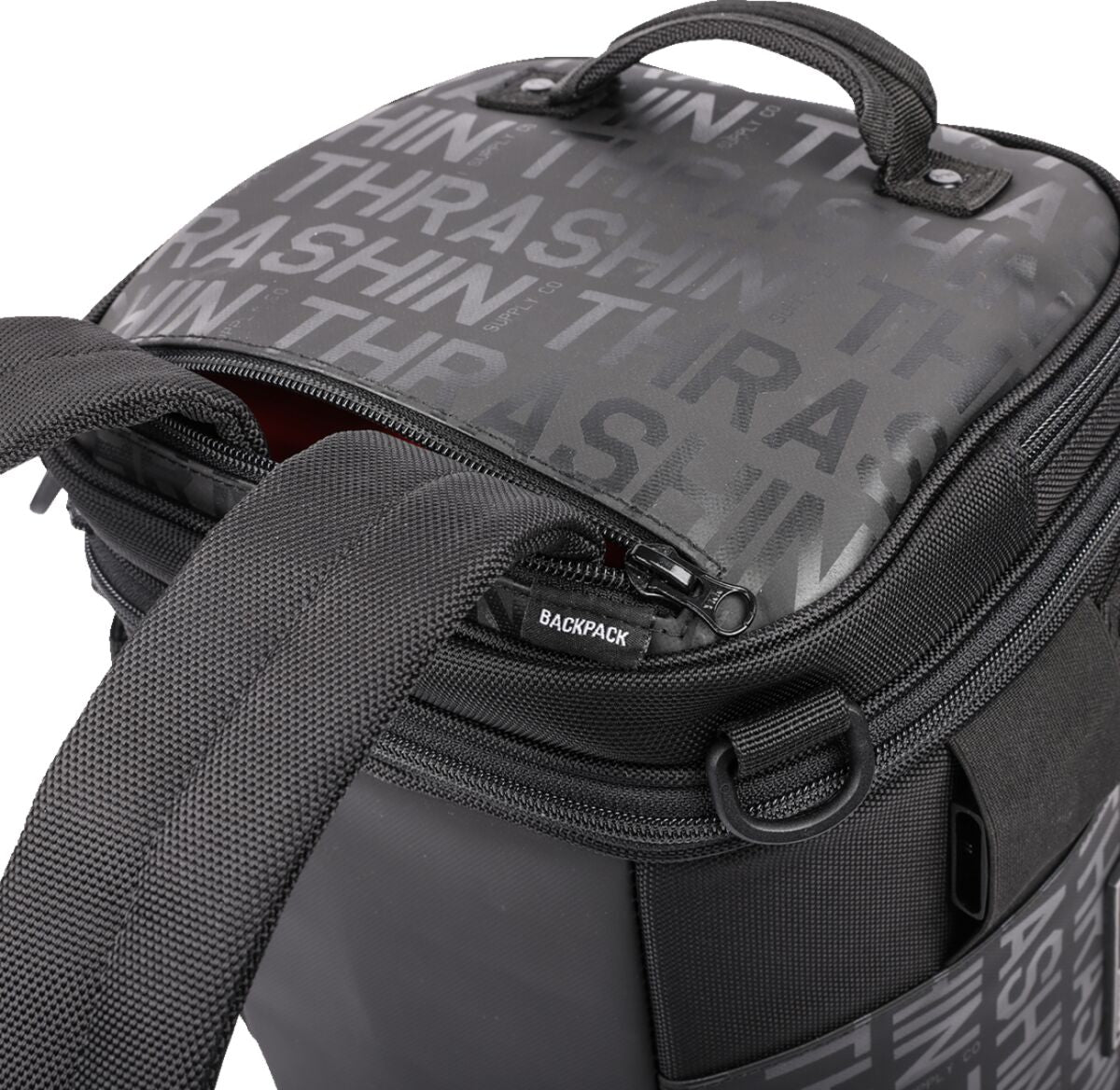 Thrashin Supply Co. Passenger Bag 3515-Road Sissybar/Backrest/Ra& Ra Thrashin Supply Co.