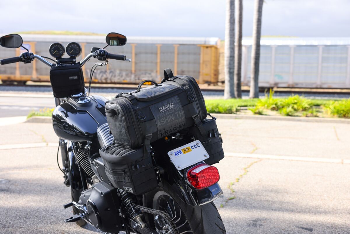 Thrashin Supply Co. Passenger Bag 3515-Road Sissybar/Backrest/Ra& Ra Thrashin Supply Co.