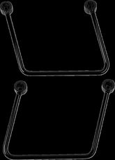 Drag Specialties Kit Support S/Bag Gbk 18+ Saddlebag Supports Drag Specialties