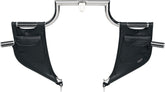 Drag Specialties Seats Lowers for Lindby Highway Bar Plain Lower, Black - 00-24 Touring Highway Bar & Pegs Drag Specialties