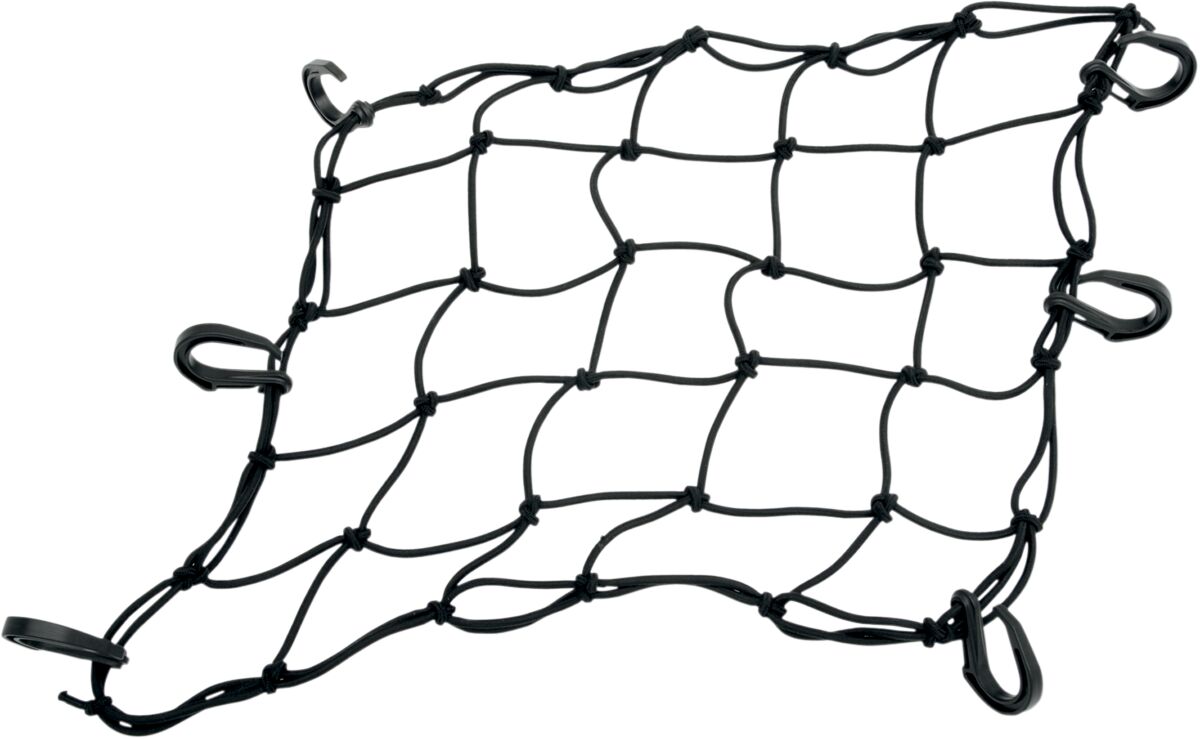Drag Specialties Cargo Net Black 38cm X 38cm Cargo Net Drag Specialties