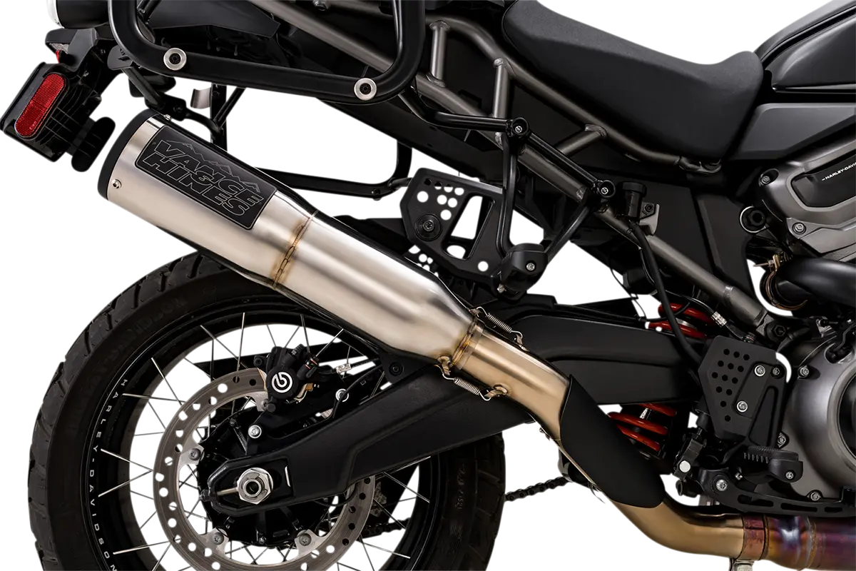 Adventure Hi-Output 450 - Pan America Slip-On Exhaust Vance & Hines