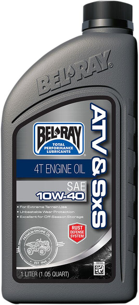 Bel Ray Atv Trail Mineral 4 Stroke Engine Oil 10 W 40 1 Liter Engine Oil Bel Ray