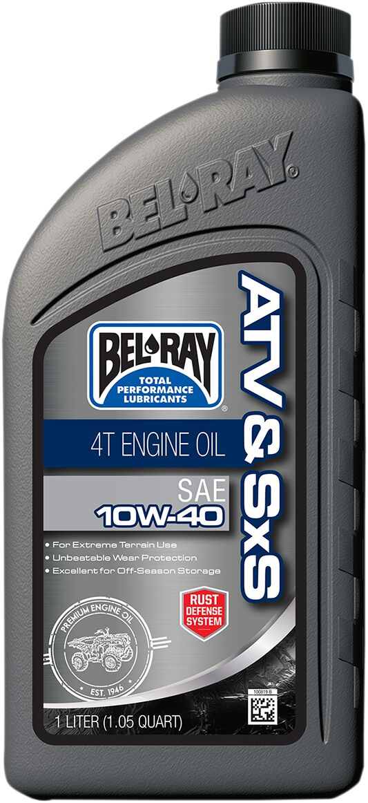 Bel Ray Atv Trail Mineral 4 Stroke Engine Oil 10 W 40 1 Liter Engine Oil Bel Ray
