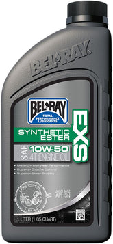 Bel Ray Exs Synthetic Ester 4 Stroke Engine Oil 10 W 50 1 Liter Engine Oil Bel Ray