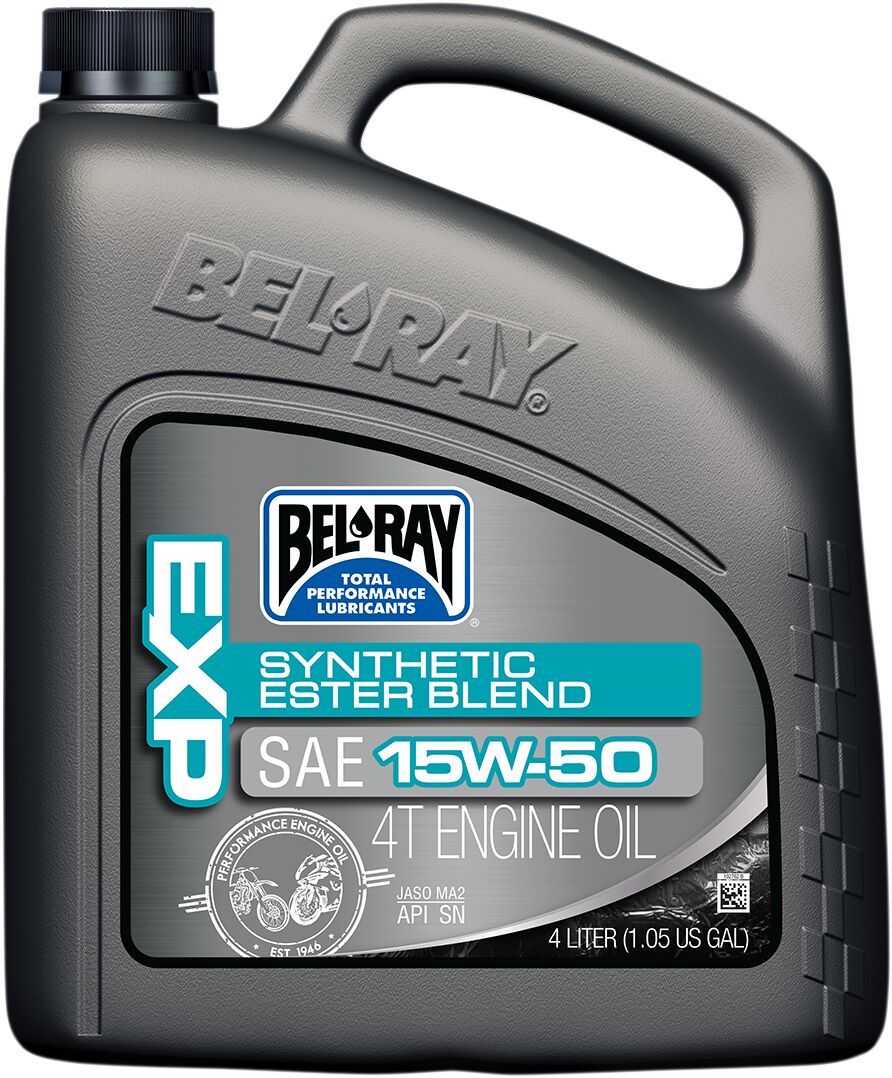 Bel Ray Exp Semi Synthetic Ester Blend 4 Stroke Engine Oil 15 W 50 4 Liter Engine Oil Bel Ray