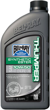 Bel Ray Works Thumper Racing Synthetic Ester Blend 4 Stroke Engine Oil 10 W 50 1 Liter Engine Oil Bel Ray