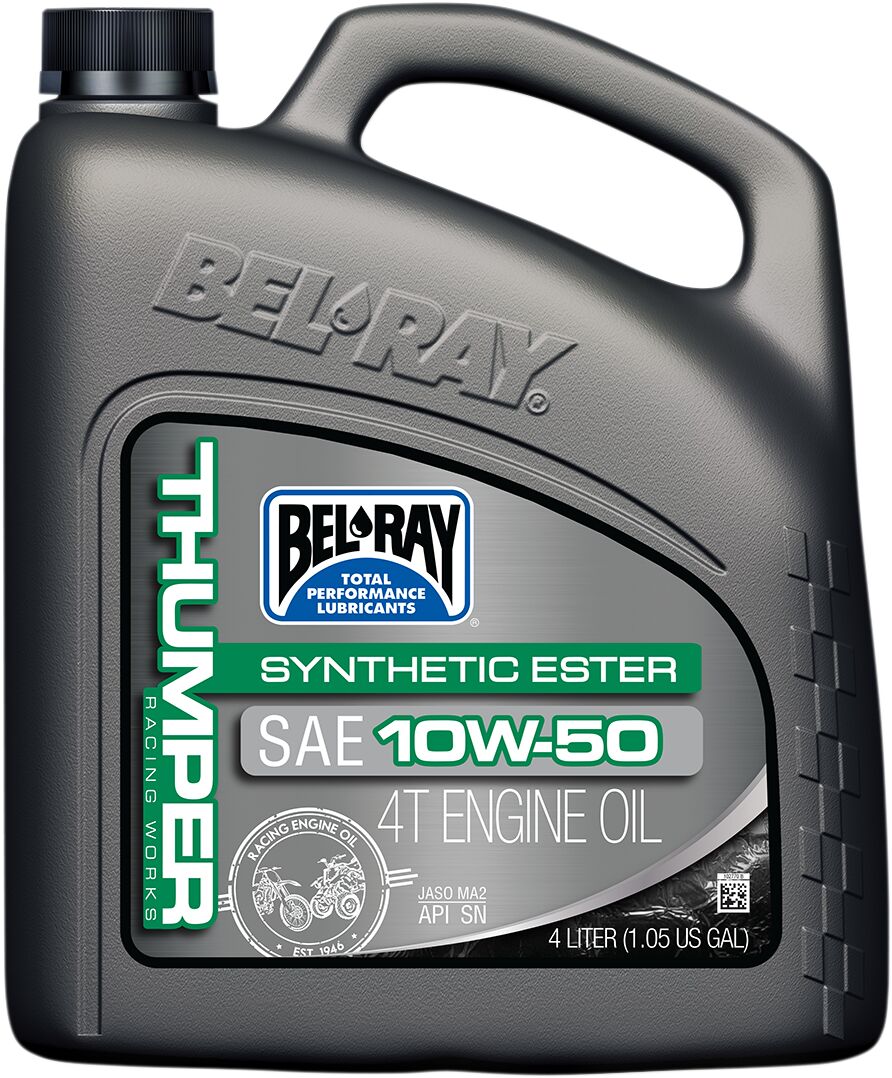 Bel Ray Works Thumper Racing Synthetic Ester Blend 4 Stroke Engine Oil 10 W 50 4 Liter Engine Oil Bel Ray