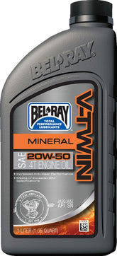 Bel Ray Engine Oil Vtwin 20 W 50 1 Liter Engine Oil Bel Ray
