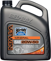Bel Ray Engine Oil Vtwin 20 W 50 4 Liter Engine Oil Bel Ray